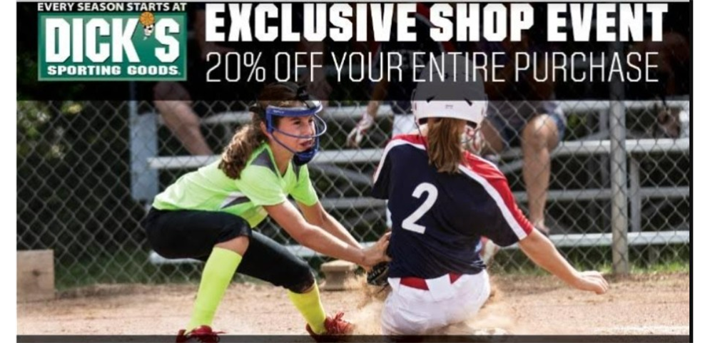 DICK'S 20% off In-Store Coupon
